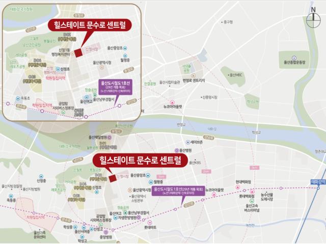 문수로 힐스테이트 입지